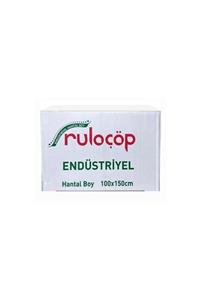 İLKA PLASTİK Ruloçöp Endüstriyel Hantal 100x150 Siyah 850 Gr 10'lu