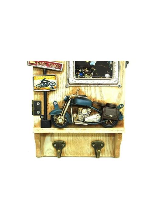 sinerjishop Dekoratif Kutu Anahtarlık Çerçeveli Vintage Askılık