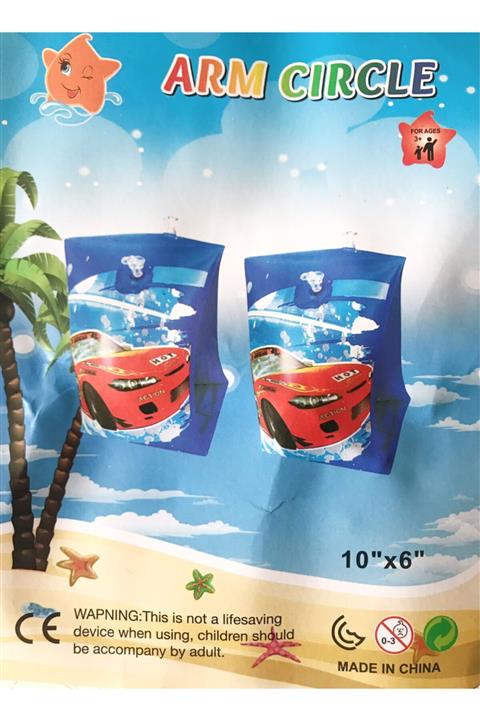Toys Araba Temalı Mavi Kolluk 25,5 X 15,5