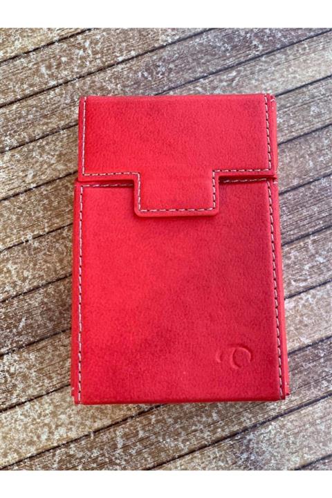 KAVELE Kırmızı Deri Kılıf