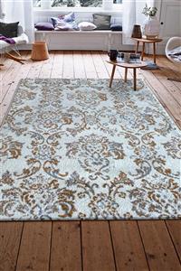 Saray Halı Luna Ozd35 Krem / Hardal 150x600 Cm Kesme Yolluk Halı
