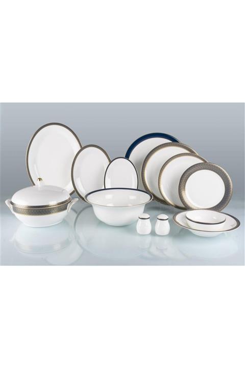 Prouna Emperor Blue 72 Parça Yemek Seti