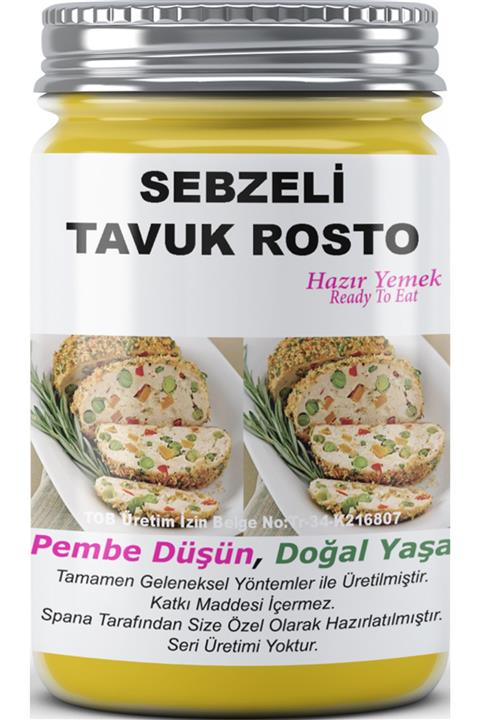 SPANA Sebzeli Tavuk Rosto Ev Yapımı Katkısız 330 gr