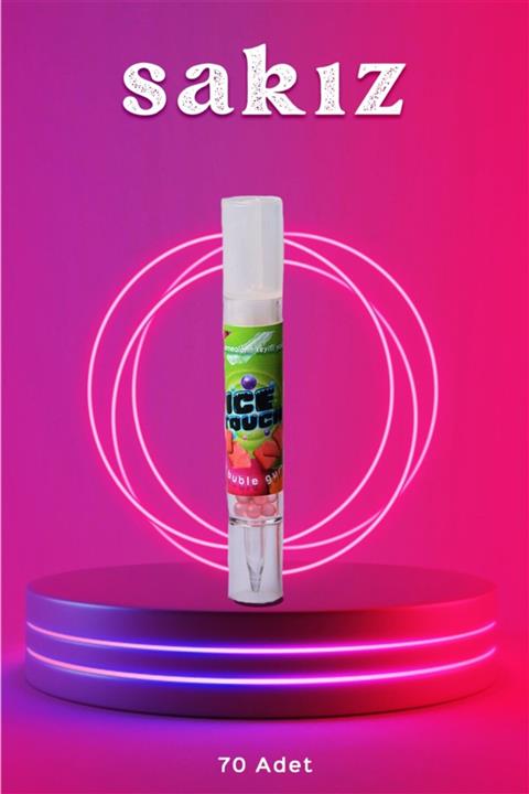 ice touch Mentol Turkiye Mentol Topu 70 Adet Big Babol Aromalı Aplikatörlü
