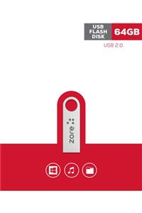 Moraksesuar Usb Flash Bellek 64 Gb Taşınabilir Disk 2.0 Metal