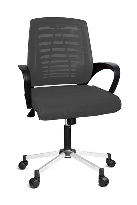 Türksit Karizma File Çalişma Koltuğu Krom Ayak Füme