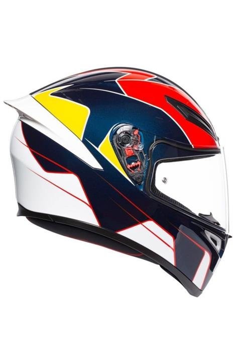 AGV K1 Multi Pitlane Blue Red Yellow Kapalı Kask