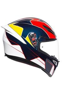 AGV K1 Multi Pitlane Blue Red Yellow Kapalı Kask