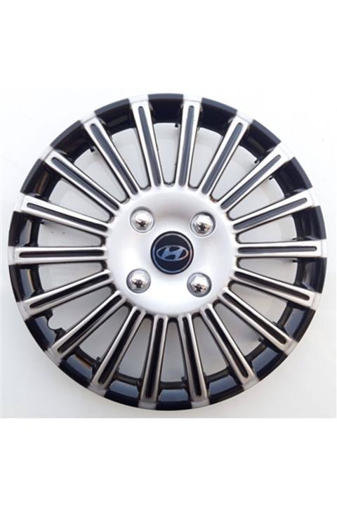 Avsaroto Hyundai I20 Troy 14 Inç Çelik Jant Görünümlü Bijon Görünümlü 4'lü Set Jant Kapağı