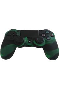 İstocToptan Siyah Yeşil Ps4 Dualshock 4 Silikon Joystick Koruyucu Slikon Kılıf