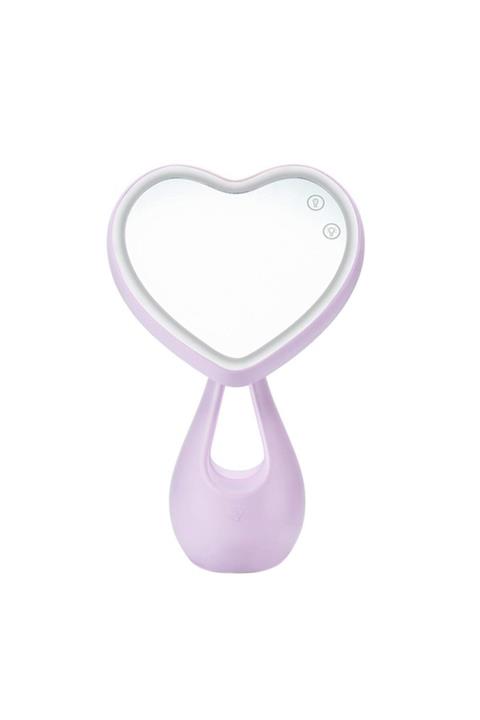 Budi Makyaj Aynası Şarjlı Led Işıklı Masa Aynası Ve Rgb Gece Lambası Makyaj Aynası Kozmetik Aracı