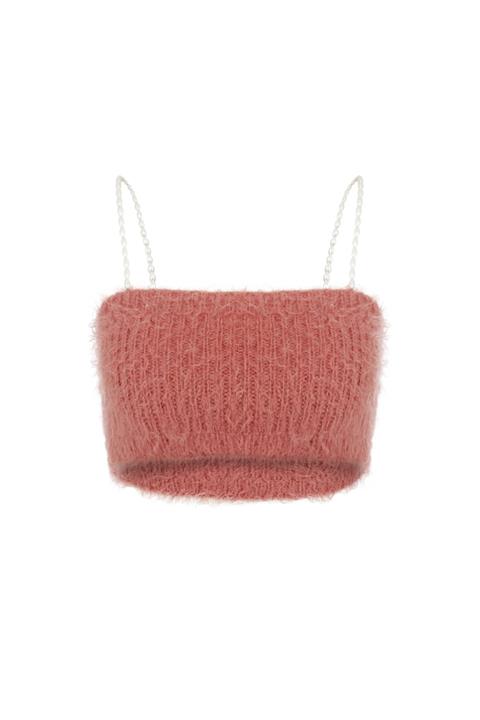 Noni Studios Kadın Mercan Perle Örgü Bluz