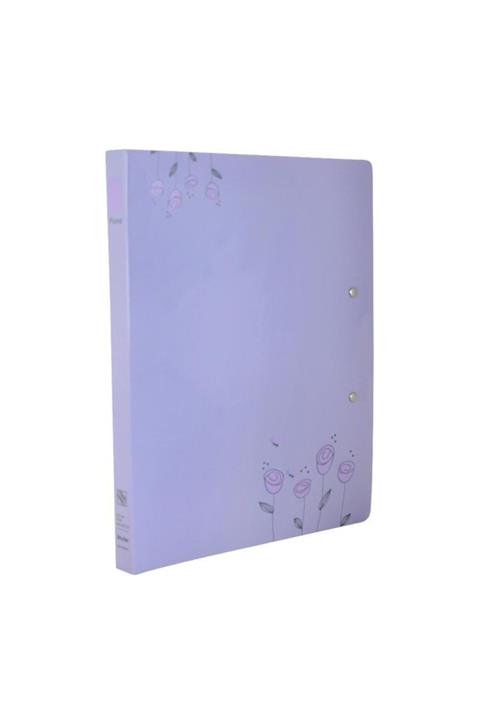 Umur Kırtasiye Shuter Sıkıştırmalı Sunum Dosyası Çift Mek Mor Renk Fb201b