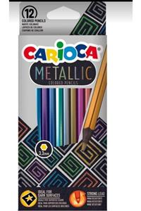 CARIOCA Metalik Kuru Boya Kalemi 12 Renk