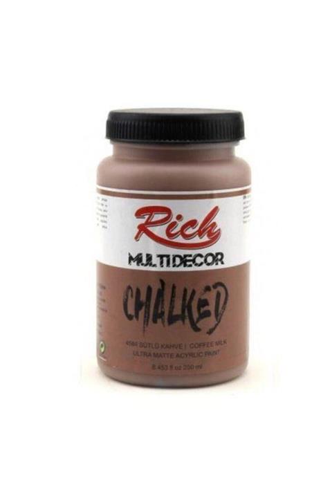 Rich Multi Decor Chalked Akrilik Boya 250 Cc. 4584 Sütlü Kahve