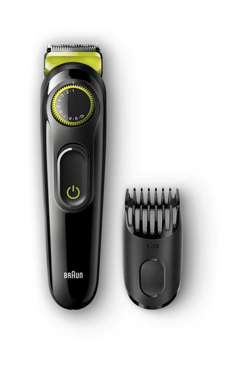 Braun Bt 3021 Saç&Sakal Şekillendirici,Siyah&Yeşil,Kablosuz,Islak&Kuru