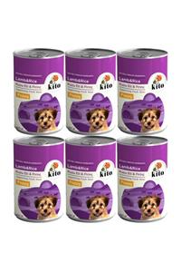 Kito Kuzu Etli Pirinçli Ezme Yavru Köpek Konserve 6 X 400 Gr