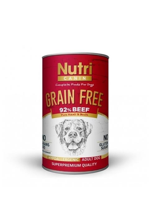 Nutri Canine Tahılsız Biftekli Patatesli Köpek Konservesi 400 Gr