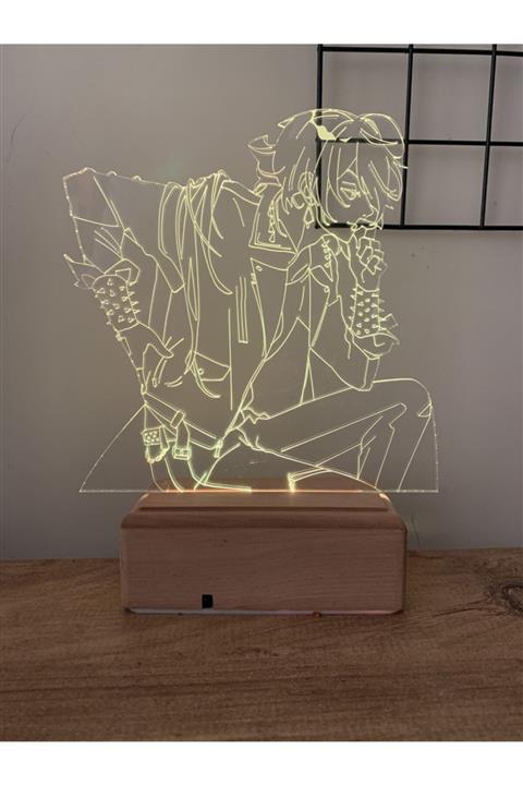 Modiwa Design Genshin Impact Kaeya 16 Renk Gece Lambası