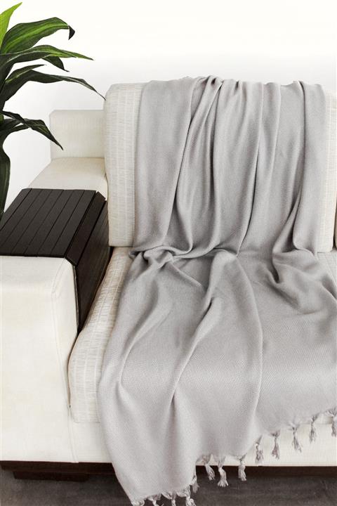 Daylife %100 Modal Saçaklı Koltuk Şalı