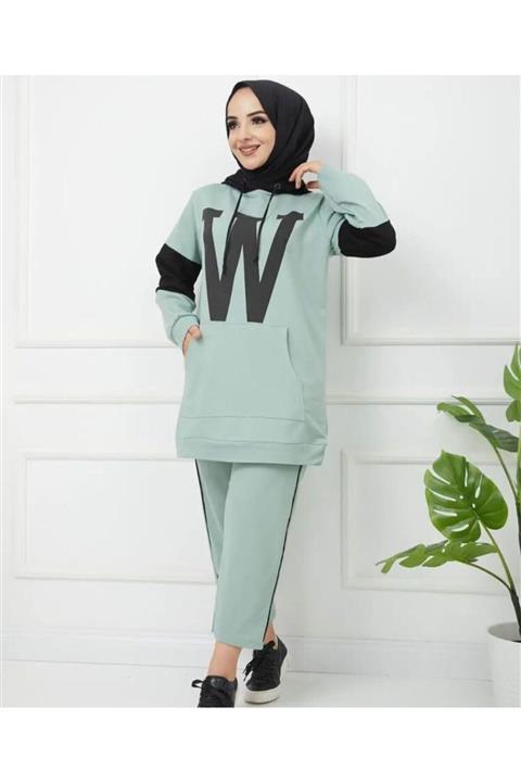 goldmirror Kapşonlu Tesettür Eşofman Takımı