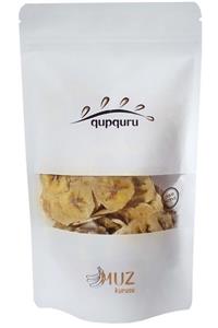 qupquru Muz Kurusu, 110 Gr, Kuru Meyve, Doğal Kurutulmuş, Dilimlenmiş, Şekersiz, Vegan, Katkısız