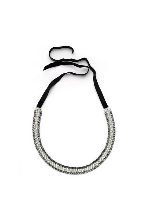 BENDİS Kadın Gümüş Top Zincir Saç Bandı 2148