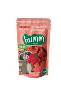 Humm Organic Çilekli Vegan Mini Küpler 30 gr