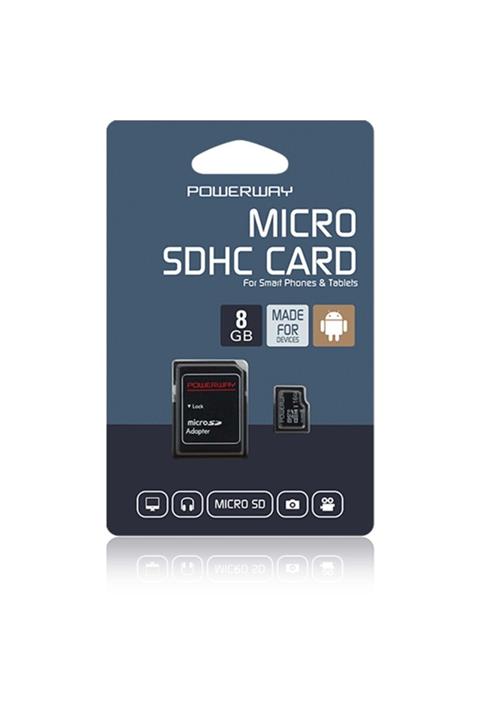 POWERWAY 8gb Micro Sd Hafıza Kartı