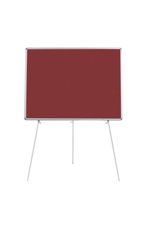 Penguen 90x120 Teleskopik Ayaklı Bordo Kumaşlı Pano