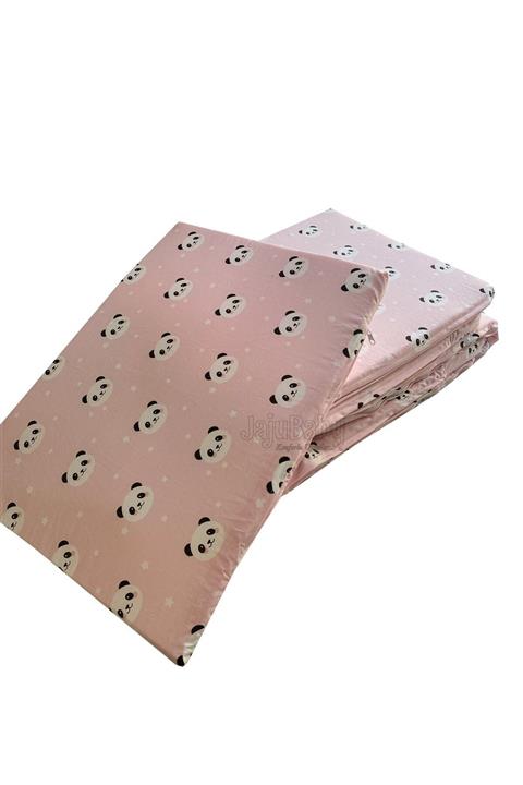 Jaju Baby 100x200 Pembe Panda Bebek Kenar Koruma