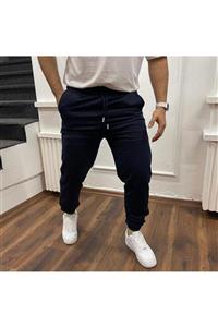 BYDALİMAN Unisex Lacivert Kelepçe Paça Eşofman