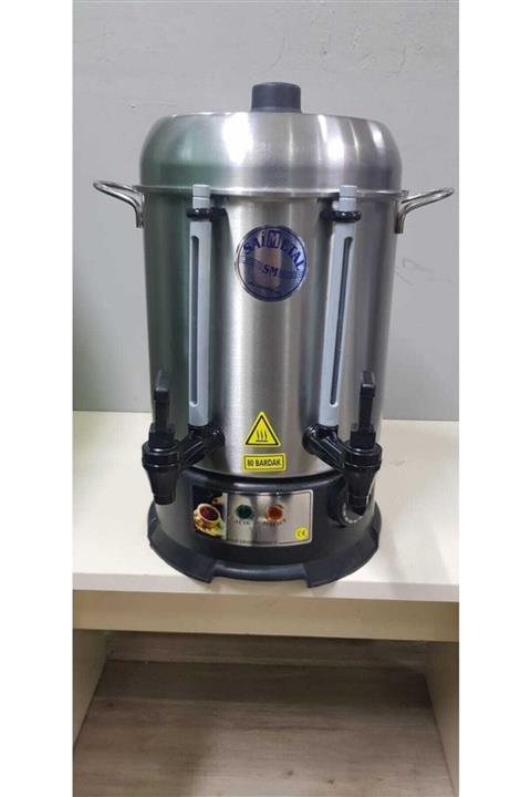 SAİM METAL 80 Bardak Elektrikli Çay Makinesi Çay Otomatı