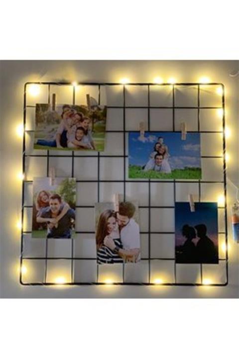 best hediye Duvar Organizeri Led Işıklı Fotoğraf Çercevesi