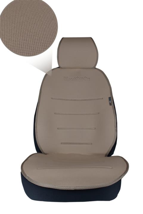 RandOffOn Tekli Oto Araç Araba Koltuk Koruyucu Minderi Ergonomik Terletmez Emron Easy Clean Kumaş Bej