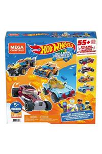 HOT WHEELS Mega Construx Hot Wheels Aksesuarlı 4'lü Araç Seti GVM13