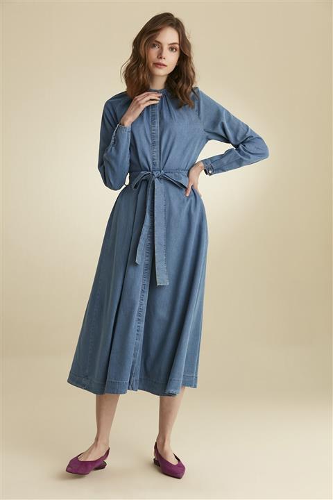 Tuğba Kadın Lacivert Pardösü