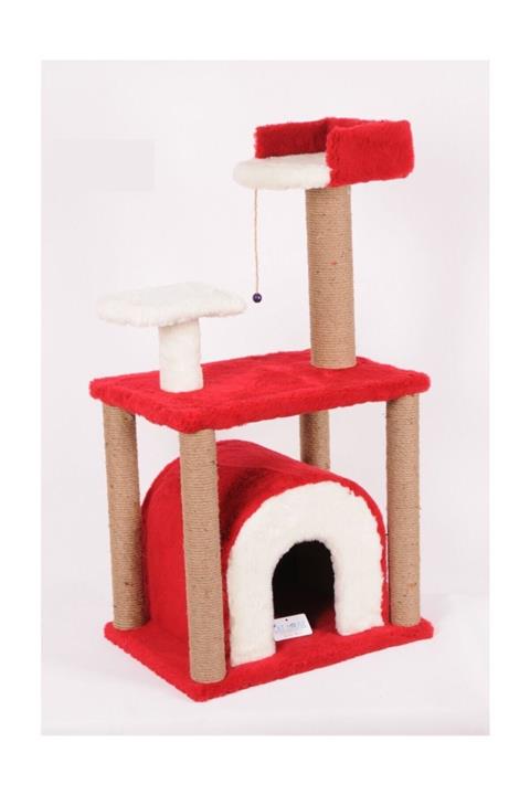 Cathause Cat Hause Tırmalama Kedi Evi 105x60x40cm