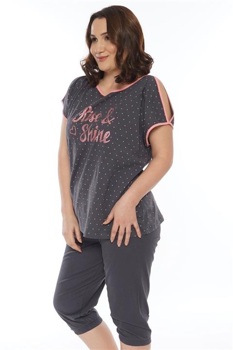 VİENETTA Pamuklu Büyük Beden Pijama Takım