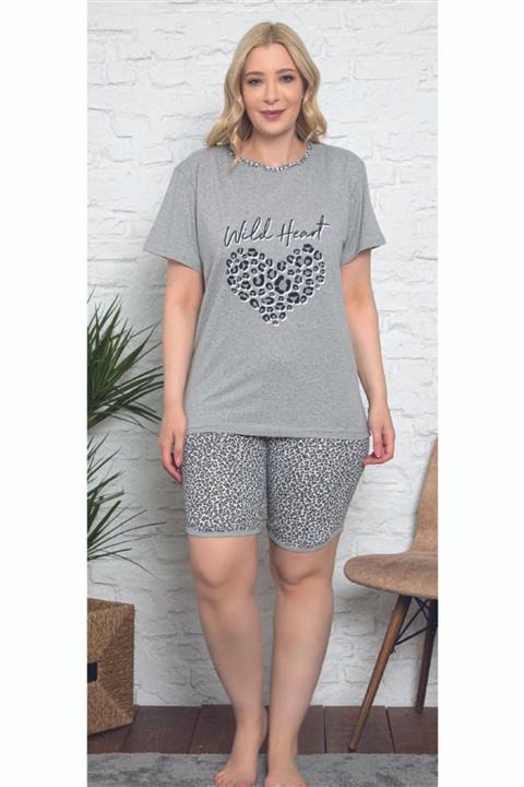 asma Zepra Desenli Pijama Takımı 11457