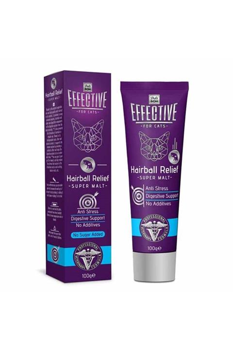 Delibon Effective Hairball Relief Super Kedi Tüy Yumak Engelleyici Malt 100 g