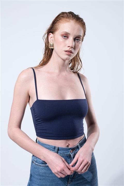 IAMNOTBASIC Kadın Lacivert Linda Üst