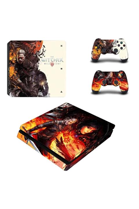 KT Decor The Witcher Playstation 4 Fat Sticker Kaplama Wtc-o1
