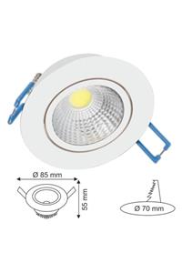 ZFR 5 Watt Beyaz Kasa-günışığı Işık 10 Adet Led Spot