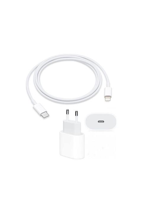 Battunique Macbook Ipad Iphone 11 / 12 - Pro Max Mini Uyumlu 20w Adaptör Kablo Usb-c Pd Hızlı Şarj Aleti
