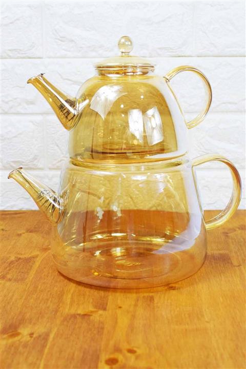 SepetçiBaba Mood Bambum Cam Çaydanlık