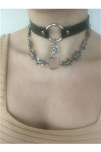 Fugusugu Black Barb Gotik Choker