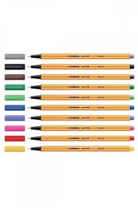 Stabilo Point Fineliner Kalem 10 Adet