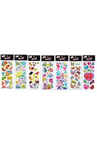 Ticon Sticker Puffy 7 Li Set (kabartmalı)