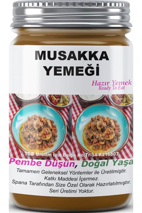 SPANA Musakka Yemeği Ev Yapımı Katkısız 330gr